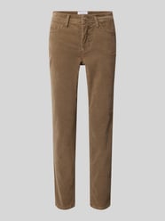 Cordhose in verkürzter Passform Modell 'PIPER CROPPED' von Cambio Beige - 18