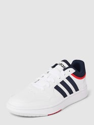 Sneakers met contrastgarnering, model 'HOOPS 3.0'. van ADIDAS SPORTSWEAR Wit - 38