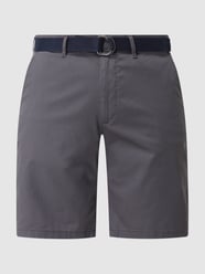Chino-Shorts mit Stretch-Anteil  von Christian Berg Men Grau - 22