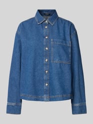 Regular Fit Jeansbluse mit Brusttasche Modell 'Felyn' von OPUS - 42