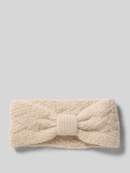 Stirnband mit Wollanteil Modell 'JANTASSIA' von Pieces Beige - 45