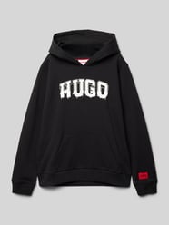 Hoodie mit Kapuze von HUGO Schwarz - 5