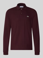 Regular Fit Poloshirt aus reiner Baumwolle von Lacoste Bordeaux - 44