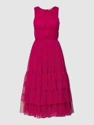 Cocktailkleid im Stufen-Look von LACE & BEADS Pink - 48