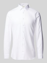 Koszula biznesowa o kroju super slim fit z kołnierzykiem typu kent od OLYMP No. Six - 27