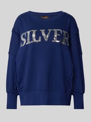 Oversized Sweatshirt aus reiner Baumwolle Modell 'Wide Silver' von miss goodlife - 17