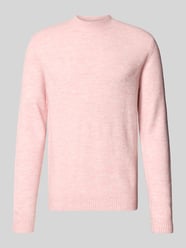 sweter z dzianiny o kroju regular fit z prążkowanymi wykończeniami od MCNEAL - 23