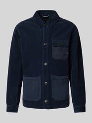 Cordjacke mit aufgesetzten Taschen von Scotch & Soda Blau - 26