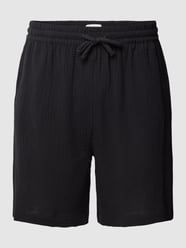 PLUS SIZE Shorts mit Tunnelzug Modell 'CARTHEIS' von ONLY CARMAKOMA Schwarz - 45