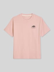 Loose Fit T-Shirt aus reiner Baumwolle mit Rücken-Print von Marc O'Polo Pink - 12