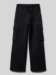 Straight Leg Sweatpants mit Cargotaschen Modell 'ACTIVE PANTS' von Guess Schwarz - 4