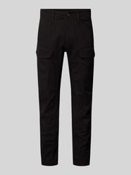 Tapered Fit Cargohose mit Gürtelschlaufen Modell 'Rovic' von G-Star Raw Schwarz - 27