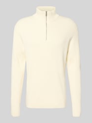 Sweter o kroju relaxed fit z fakturowanym wzorem od Lindbergh - 26