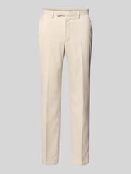 Slim Fit Anzughose mit Bundfalten von MCNEAL Beige - 22