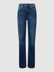 Jeans mit Label-Patch Modell 'Crest' von Drykorn Blau - 22
