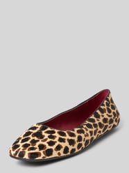 Ballerinas mit Allover-Animal-Print von Marc Cain Bags & Shoes Beige - 36