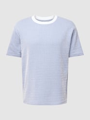 T-shirt met streepmotief van MCNEAL Blauw / turquoise - 41