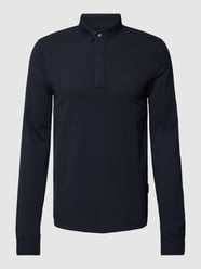 Koszulka polo z detalem z logo od ARMANI EXCHANGE Niebieski - 22