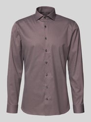 Super Slim Fit Businesshemd aus Baumwoll-Mix von OLYMP No. Six - 15