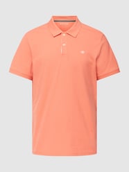 Poloshirt im unifarbenen Design Modell 'BASIC' von Tom Tailor Rot - 40