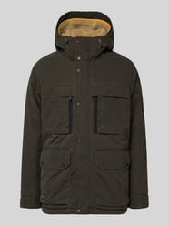 Parka met capuchon van camel active - 12