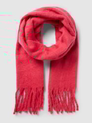 Schal mit Fransen Modell 'NEWREHIM' von Mango Rot - 12