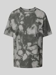 T-Shirt im Batik-Look von Jake*s Casual Grau - 35