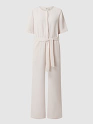 Jumpsuit met wafelstructuur, model 'Roubaix' van Another Label Wit - 36