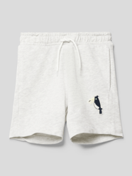 Sweatshorts aus Baumwolle mit Motiv-Patch von Name It Grau - 22