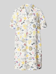 Sukienka casualowa o kroju relaxed fit z mieszanki lnu i wiskozy od Tom Tailor - 8