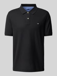 Regular Fit Poloshirt mit Label-Stitching von Fynch-Hatton - 44