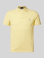 Poloshirt mit Label-Stitching von Polo Ralph Lauren Gelb - 35