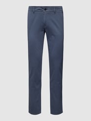 Slim Fit Chino mit Label-Detail Modell 'Schino' von BOSS Orange Blau - 20