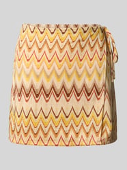 Spódnica mini z mieszanki wiskozy w efekcie stopniowania od Gina Tricot - 7