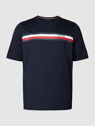PLUS SIZE T-Shirt mit Label-Print von Tommy Hilfiger Big & Tall Blau - 22