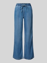 Regular fit wide leg jeans met elastische band, model 'GRETA' van Only - 1
