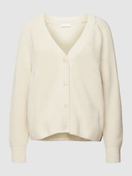 Cardigan mit V-Ausschnitt von Better Rich Beige - 7
