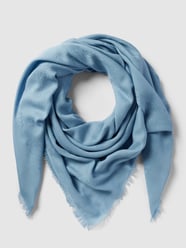 Schal mit Logo-Details Modell 'VALREAS' von Weekend Max Mara Blau - 1