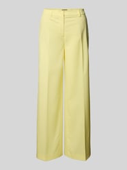 Wide Leg Stoffhose mit Bügelfalten von More & More - 27