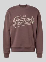 Regular Fit Sweatshirt mit Logo-Print Modell 'Source' von BLKVIS - 3