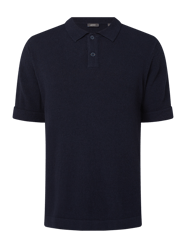 Poloshirt van bouclé  van Esprit Collection Blauw / turquoise - 28