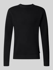 Regular Fit Strickpullover aus reiner Baumwolle Modell 'MILANO' von JACK & JONES - 11