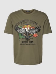 T-Shirt mit Rundhalsausschnitt von Aeronautica Militare Grün - 15