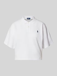 Koszulka polo o pudełkowym kroju z wyhaftowanym logo od Polo Ralph Lauren - 23