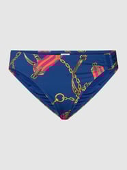 Bikinibroekje met motiefprint, model 'BRIDLE' van Lauren Ralph Lauren Blauw / turquoise - 15