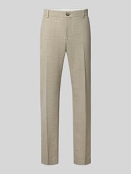 Slim Fit Anzughose mit Woll-Leinen-Anteil Modell 'OASIS' von Selected Homme Beige - 42