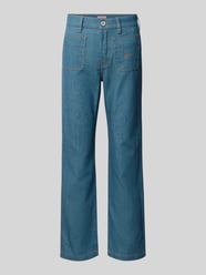 Jeans o rozkloszowanym kroju z domieszką lnu od Kenzo - 38