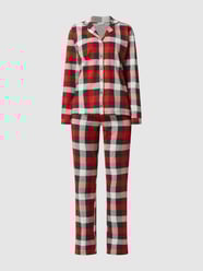 Pyjama aus Flanell  von LASCANA Schwarz - 27