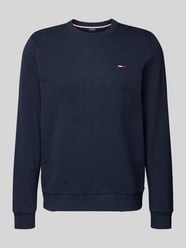 Sweatshirt mit Rundhalsausschnitt von HECHTER PARIS Blau - 5