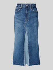 Jeansrock mit Fransen von Polo Ralph Lauren Blau - 17